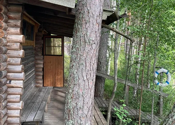 Metsaesydaen Moekki 4 Mettaepoeyroeoe Camping Puumala